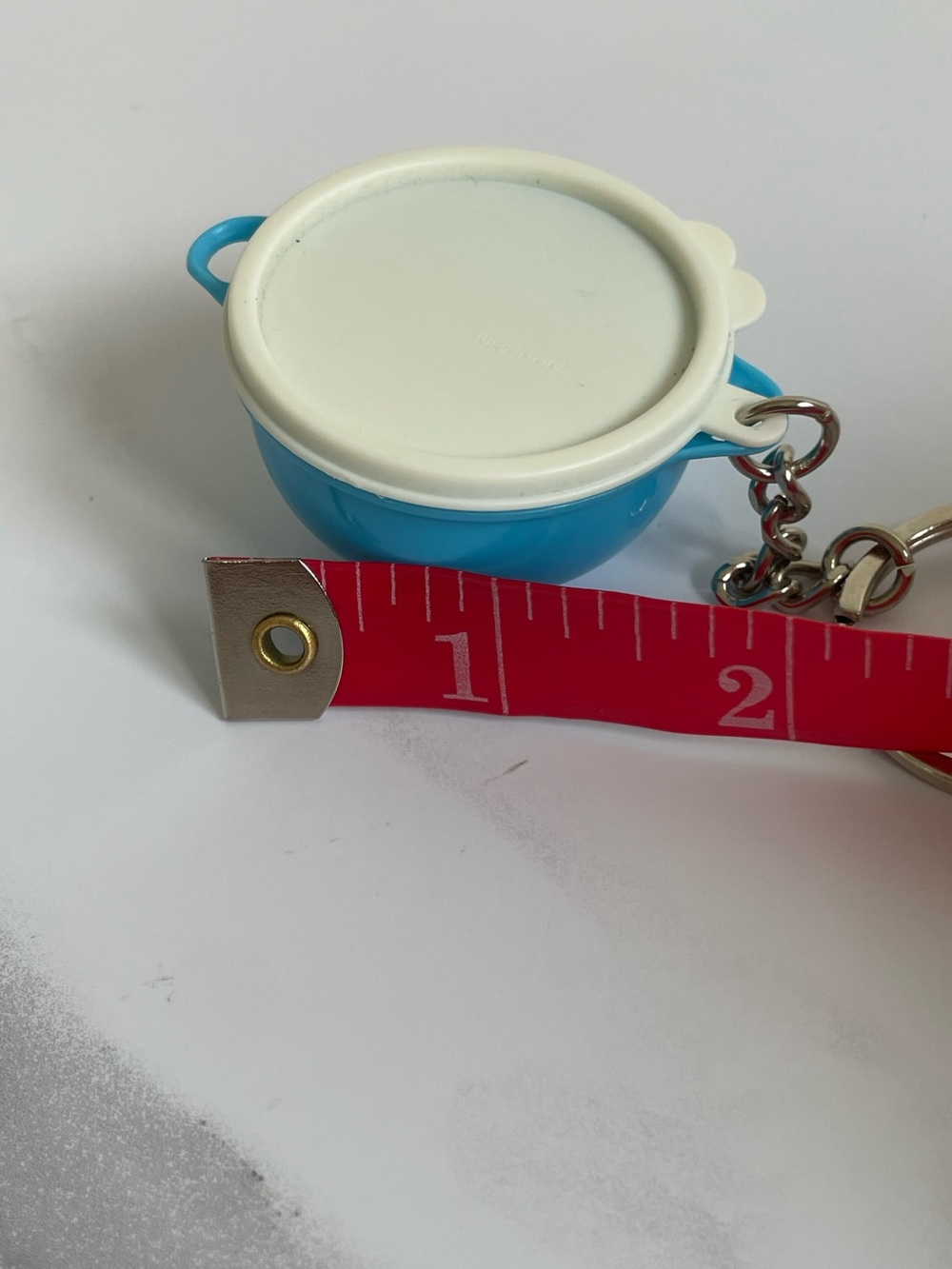 Tupperware “that’s a bowl” keychain or pill container - Picture 5 of 6